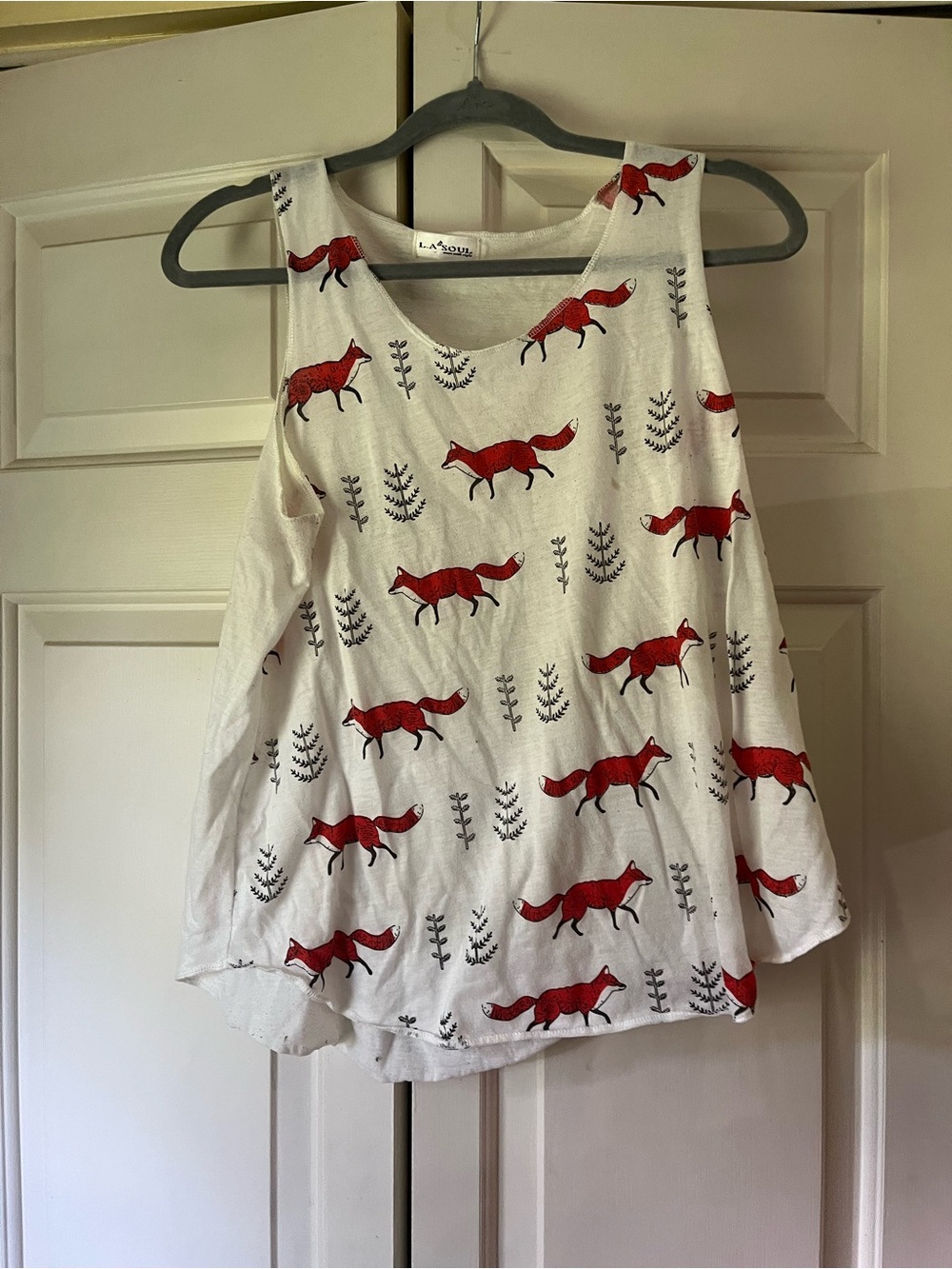 L.A. Soul fox print tank top.